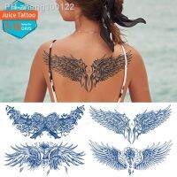 Back Tattoos Temporary Womens Fake Tattoo Angel Wing Phoenix Bird for Women Men on Body Art Waterproof Sticker Tatoo Juice Ink