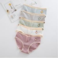 สินค้าพร้อมส่งจากไทย?Angle Bra? (N569) กางเกงในผ้าร่อง สินค้าคุณภาพดี น่ารัก นุ่มสบาย