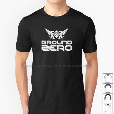 Ground Zero Logo T Shirt 100 Cotton Dominator Masters Of Hardcore Thunderdome Angerfist Dr Peacock Sefa N Vitral Re Style