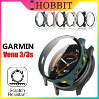 เคสกระจกสำหรับ Garmin Venu 3 3S ปกป้องหน้าจอคลุมทั้งหมดสำหรับ Garmin Venu 3S แบบแข็งฟิล์มเคสกันกระแทก