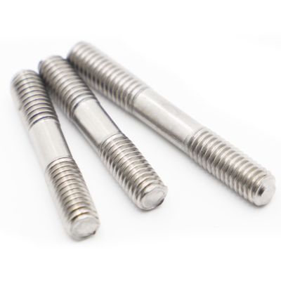 M3 M4 M5 M6 M8 M10 Stud Bolts 304 Stainless Steel Dual Head Thread Rod Metric Standard Double Head Screw