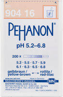 แถบทดสอบค่าpH ตัวบ่งชี้ค่าpH ชุดตรวจสอบค่าpH ตรวจสอบค่าความเป็นกรด  กระดาษ PEHANON pH 5.2-6.8 MN#904 16 (ออกใบกำกับภาษีได้)