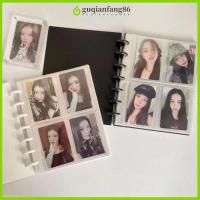 GUQIANFANG86 Kpop อัลบั้มรูปหลายกระเป๋า INS Idol เก็บภาพหนังสือเคสหลวมห่วงเข้าเล่มรูปดาว