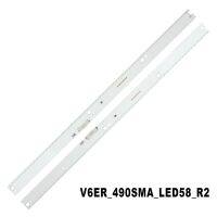 ไฟแบล็คไลท์ LED 2ชิ้น/เซ็ตสำหรับ BN96-39671A 39672A 39674A 39880A 39882A Ue49k6400 CY-KK049HGEV3H CY-KK049HGEV1H BN61-13349B