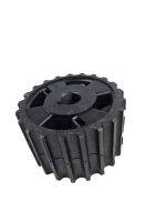 HAR821 injection sprocket  split type Teeth 21 diameter 129 mm nylon material  round bore 25 mm with 8x4 keywayลูกล้อตามใช้กับTop chain 821 ส่งภายในประเทศไทย