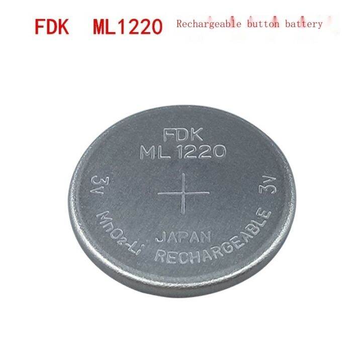 Original/New Japan FDK ML1220 3V rechargeable button battery instead of ...