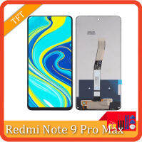 6.67 "สำหรับ Xiaomi Redmi Note 9 Pro Max M2003J6B1I ชิ้นส่วนจอสัมผัสแอลซีดีของเครื่องแปลงดิจิทัลสำหรับ Redmi Note9Pro Max LCD