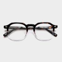 2022ใหม่ Vintage Handmade Acetate แว่นตาผู้ชายผู้หญิงแว่นตากรอบ R รอบแว่นตาสายตาสั้นแว่นตา