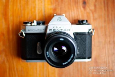 ขายกล้องฟิล์ม Pentax Spotmatic F กล้องตัวเก๋า Classic จาก Pentax Serial 4827283 พร้อมเลนส์ Helios 44M โบเก้หมุนตัวเทพจาก Russia