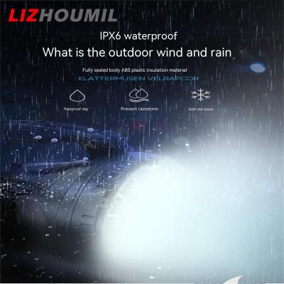 LIZHOUMIL Led แบบพกพาไฟฉายชาร์จแบตเตอรี่ได้สว่างมากกลางแจ้งไฟฉายทางยุทธวิธีไฟฉายฉุกเฉิน