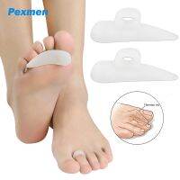 ◕ Pexmen 2/4Pcs Gel Hammer Toe Straightener and Corrector for Overlapping Curled Curved Crooked Clubbed Claw and Mallet Toe