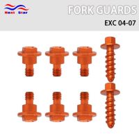 ไฟหน้าอลูมิเนียมสีส้มสำหรับ Ktm Exc 85 125 150 250 350 450 550 2004 2005 2006 2007