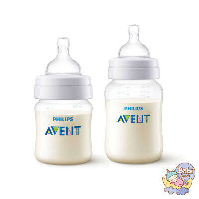 Philips ขวดนมพร้อมจุกนมซิลิโคน Anti Colic 4 oz. และ 9&nbsp;oz.