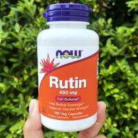 รูทิน Rutin 450 mg 100 Veg Capsules (Now Foods®) รูติน