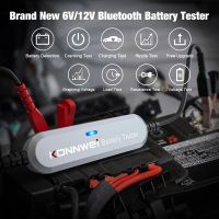 ZZOOI Mini Bluetooth 5.0 Car Motorcycle Battery Tester BK100 for 6V 12V Battery Analyzer 100 to 2000 CCA Charging Cranking Test Tools