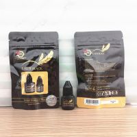 【LZ】❒►  Cola de extensão de cílios postiços pretos adesivo duradouro secagem rápida impermeável cola para cílios ferramentas de maquiagem Coréia 5ml