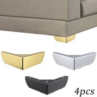 ☄ Protector Furniture Legs Bearing Cabinet Feet DIY Feet Cover Pads Iron Metal Sofa Triangle Cabinet Chair Indoor