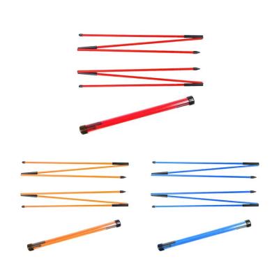 Golf Alignment Sticks Golf Alignment Sticks 2 Pack Collapsible Golf Practice Rods for Aiming Putting Full Swing Trainer Posture Corrector with Clear Tube Case Portable Golf Training responsible
