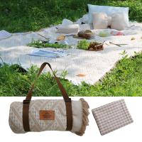 Beach Blanket Waterproof Soft Picnic Blanket for Festival Camping Garden