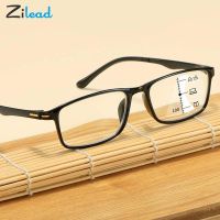 【ใหม่】 Zilead Multifocal ก้าวหน้าแว่นอ่านหนังสือผู้หญิงผู้ชายป้องกันแสงสีฟ้าไกลและใกล้สายตายาวอัจฉริยะซูมอ่านแว่นตา