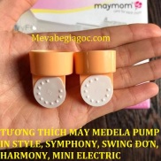 SET 1 Van trắng và 1 Van vàng Maymom - Tương thích máy Medela Pump in Style