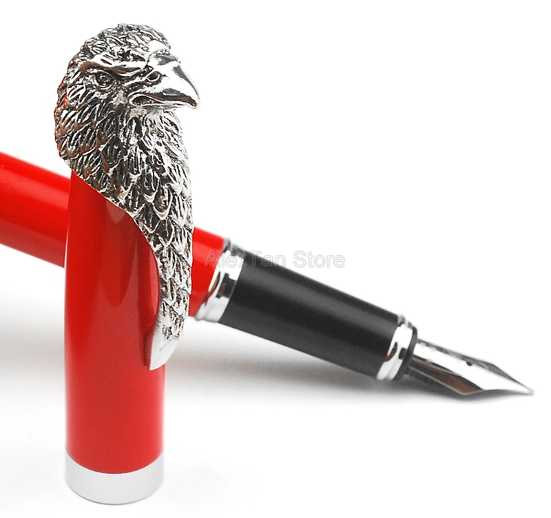 Unique Style Black Collection Gift Pen Fuliwen Owl Fountain Pen Eagle Head Clip 