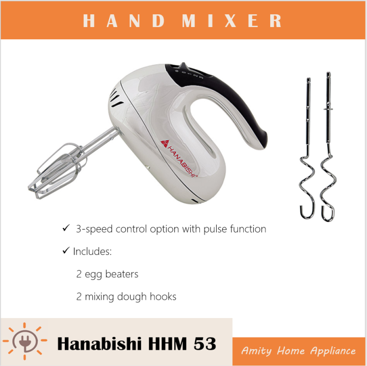 Hanabishi Hand Mixer HHM53SS Lazada PH