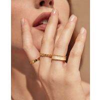 3pcs/set Enamel Open Rings Set for Women Gold Color Rings bague femme anillos para hombre Twisted Rings Engagement Jewelry