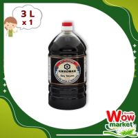 Kikkoman Soy Sauce 3L   WOW..!คิคโคแมน ซอสถั่วเหลือง 3 ลิตร