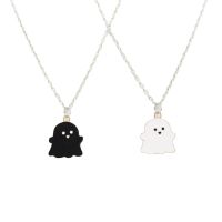 2023 Multicolor Ghost Pendant Necklaces for Women Men Best Friend Lovely Ghost Pendant Couple Necklace Fashion Jewelry