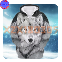 【xzx180305】Personalized Name Blue Moon Wolf Spirit Premium Unisex M-3XL 3D HOODIE 07