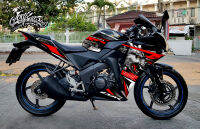 สติ๊กเกอร์ Full Body ลาย หมาป่า เต็มคัน รถรุ่น Honda CBR 150 โฉมเก่า