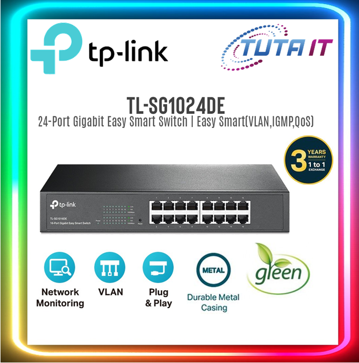 TP-Link TL-SG1024DE 24-Port Gigabit Easy Smart Switch | Lazada