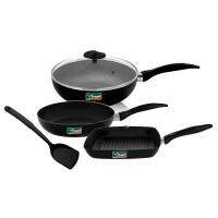 Seagull - ชุดกระทะนอนสติกคิทเช่น แมทช์ 5 ชิ้น รหัส 110000813[ #Cookware Sets  ]