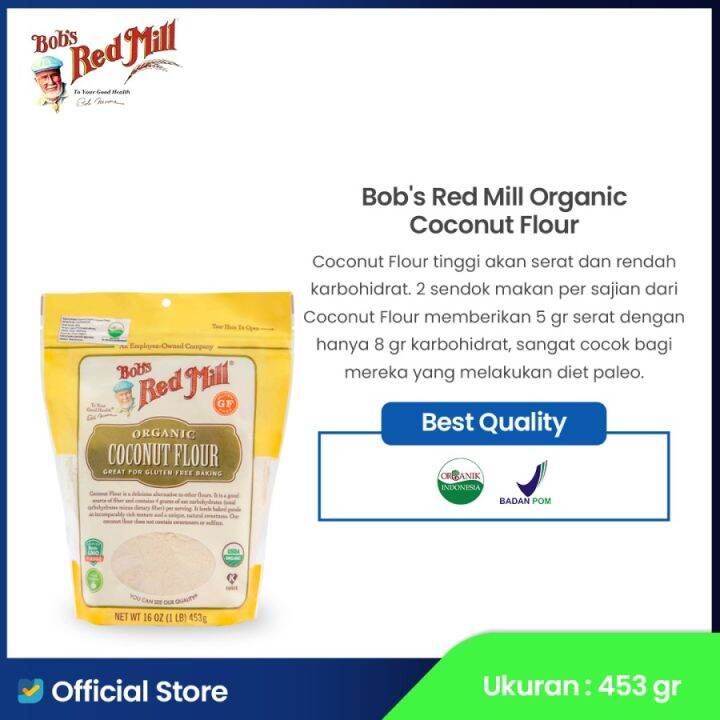 Bob's Red Mill Organic Coconut Flour 453 Gr | Lazada Indonesia