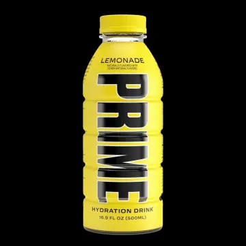 Prime Hydration Lemonade LTD EDITION 600ML Metal Water Bottle