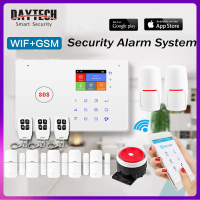 🚚จัดส่ง1-2วัน🚚 DAYTECH ชุดอุปกรณ์รักษาความปลอดภัยในบ้านอัจฉริยะ รุ่น WIFI06-KIT4 พร้อมรีโมท เชื่อมต่อ WiFi/GSM ควบคุมผ่าน APP G66W