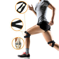 กีฬาเข่าสนับสนุน Patella เข็มขัดผ้าพันแผลยืดหยุ่นเทปกีฬาสายรัดเข่า Pads Protector Band ฟุตบอลบาสเกตบอลกีฬาเข่ารั้ง-Jezker