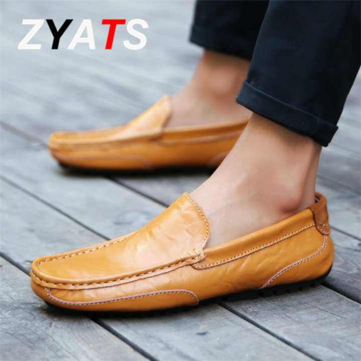 zyats-รองเท้าลำลองรองเท้าหนังแฟชั่นผู้ชาย-รองเท้าธุรกิจทำมือระดับไฮเอนด์