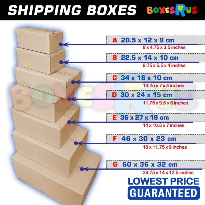Gift Box Carton Shipping Boxes Corrugated Karton Box Size AG sold per