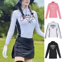 ☁ New Autumn Golf Clothing Ladies Top Stretch Sports Long Sleeve Slim Fit Moisture Wicking Fashion Casual High Quality T Shirt