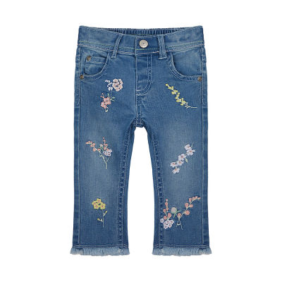 กางเกงยีนส์เด็กผู้หญิง Mothercare embroidered jeans YB557