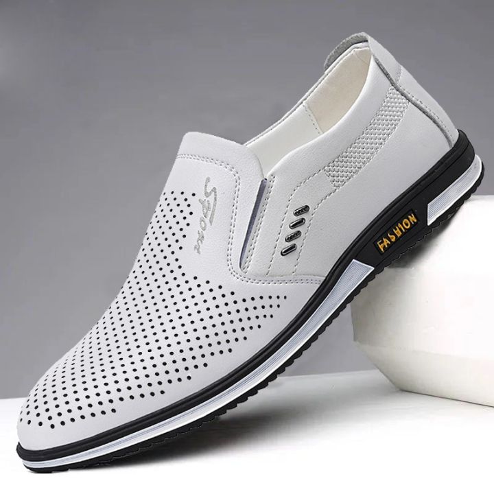 Brand New Fashion Men Loafers Men Leather Casual Shoes High Quality Adult  Moccasins Men Driving Shoes Male Footwear Unisex 2022 