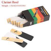 10Pcs Clarinet Reeds Set  Tone Strength 1.5/2.0/2.5/3.0/3.5/4.0 Wind Instrument Reed Drop Shipping