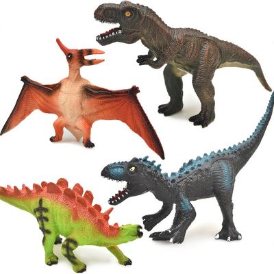 Children soft glue large simulation toy dinosaur tyrannosaurus rex simulation animal models suit boy toy dolls