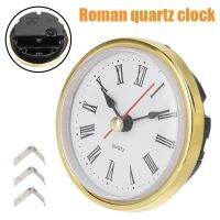 【cw】 Promotion 65mm Movement Insert Roman Numeral Round Clocks Iron Accessories !