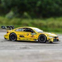 ของเล่นรถคอลเลกชันรถหุ่นอัลลอย1:32 BMW M4 DTM มีเสียงและไฟถอยหลัง