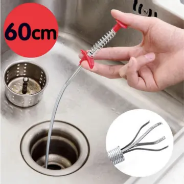 45CM Sewer Pipe Unblocker Drain Toilet Washbasin Sink Hair Cleaning Hook  Dredging Tool for Bathroom Kitchen Anti Clogging