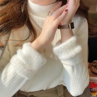 ❇✑✆ ITOOLIN Thicken Warm Sweaters Semi Turtleneck Knit Thermal Pullovers Ribbed Sweater 2023