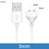 BAIKE 2PIN สายชาร์จแม่เหล็กศูนย์แม่เหล็ก suctio USB Power Charger กันน้ำ